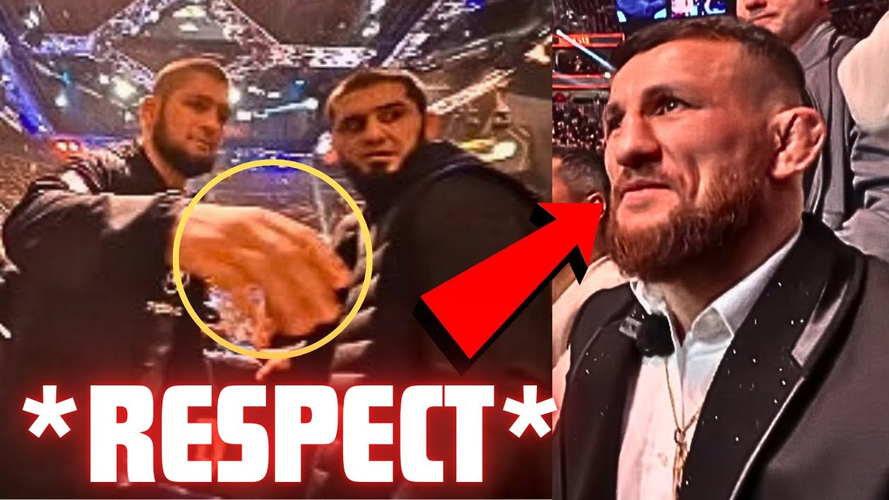 Ислам Махачев и Хабиб встречаются с Мерабом Двалишвили на UFC 324 (НЕВИДИМОЕ ВИДЕО)