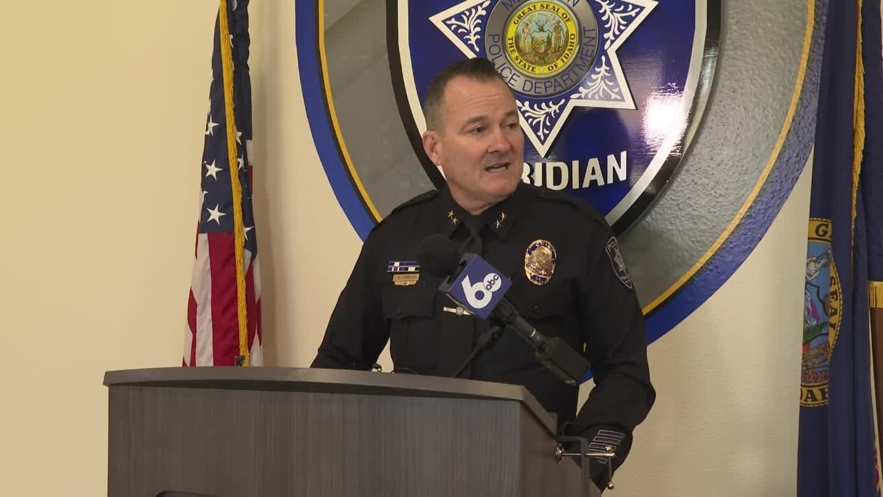 Meridian PD holds press conference after stolen ambulance crashes into Portico building