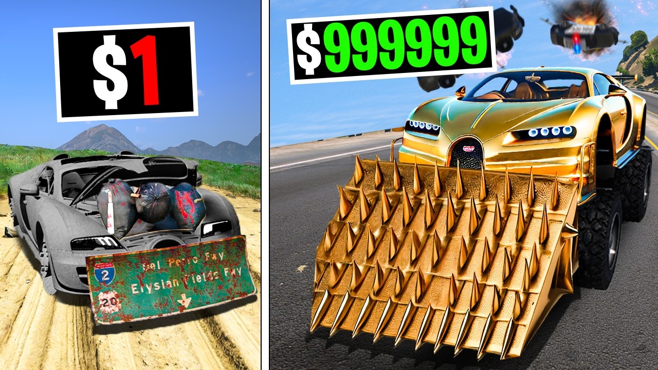 $1 to $1,000,000 Ramp Car on GTA 5 RP