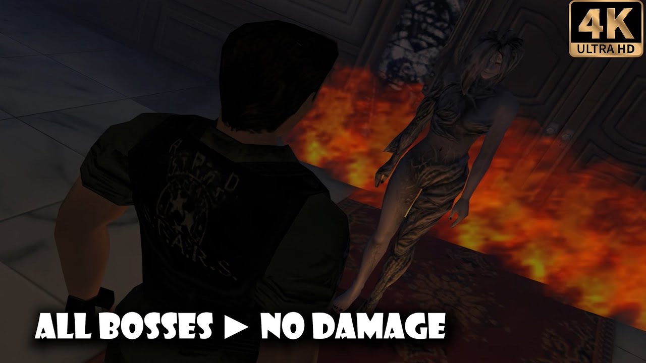 RESIDENT EVIL CODE VERONICA REMASTERED - ALL BOSSES (NO DAMAGE)