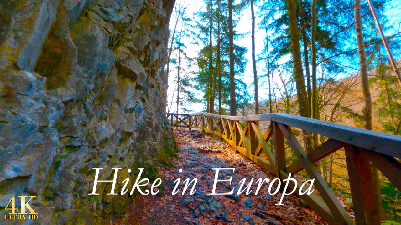 Hike in Europe Hills | 4K | Nature Walk | Virtual Walking | Slow TV