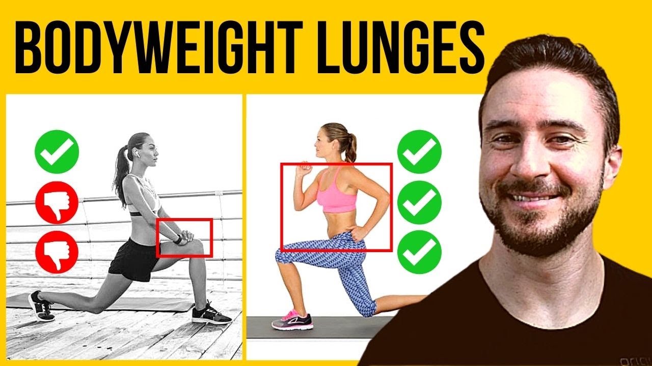 RELEARN THE BODYWEIGHT LUNGE. Why +90% of Beginners Suck At Doing Lunges. Athletic Lunges