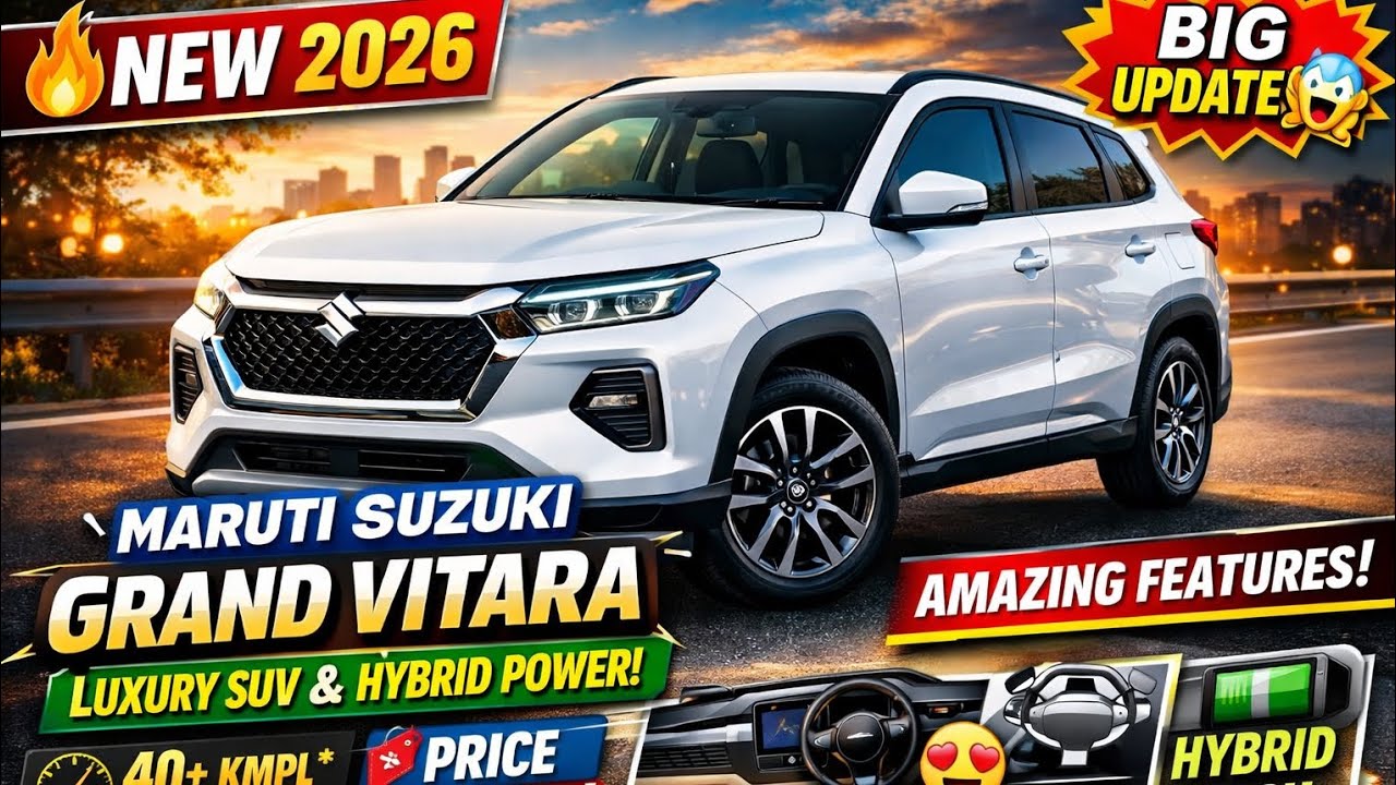 New 2026 Maruti Suzuki Grand Vitara Full Review | Amazing Features 😱