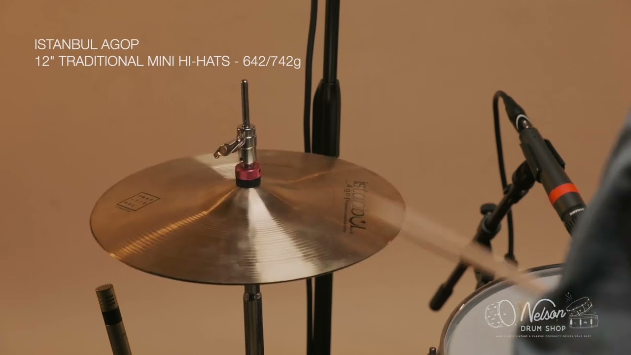 12" Istanbul Agop Traditional Mini Hi-Hats - 642/742g