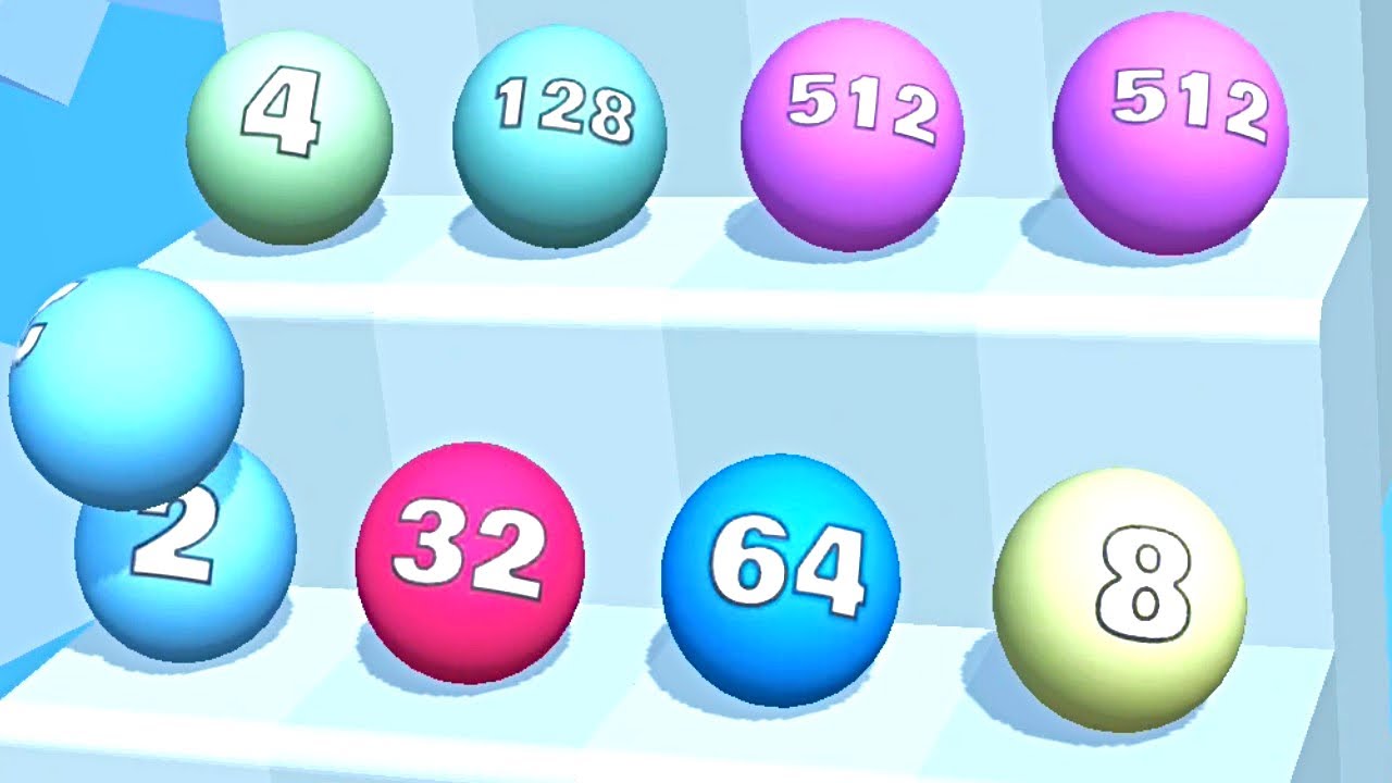 Ball Ladder 2048 ! All Levels Gameplay (203-213) android, ios