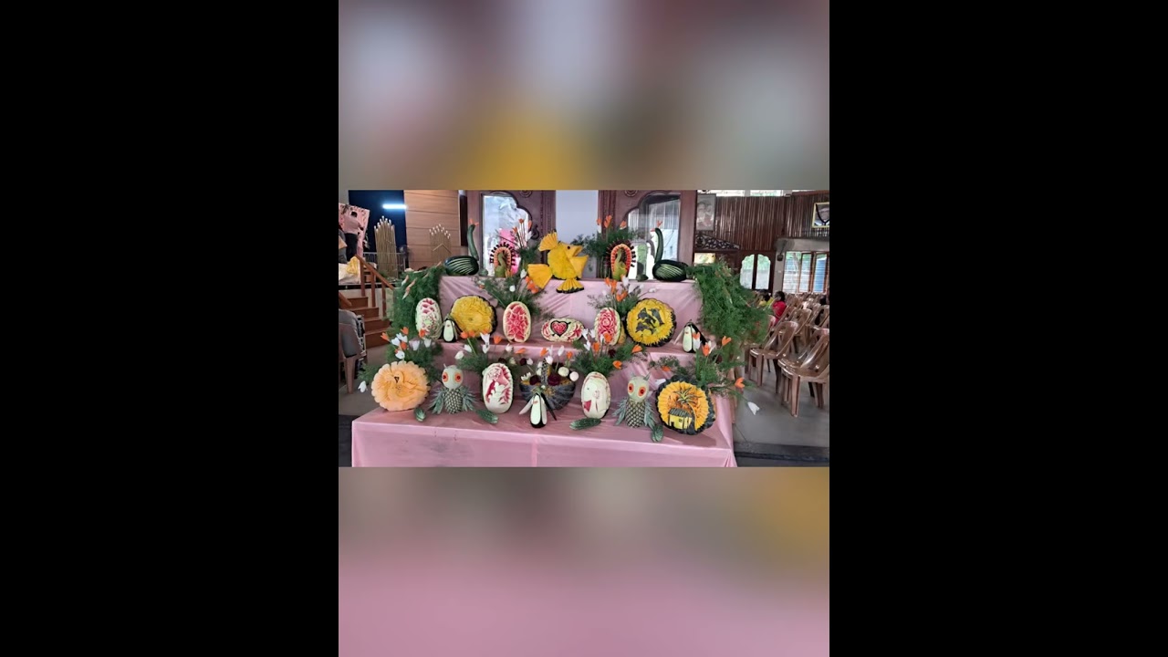 Carving orders for wedding 