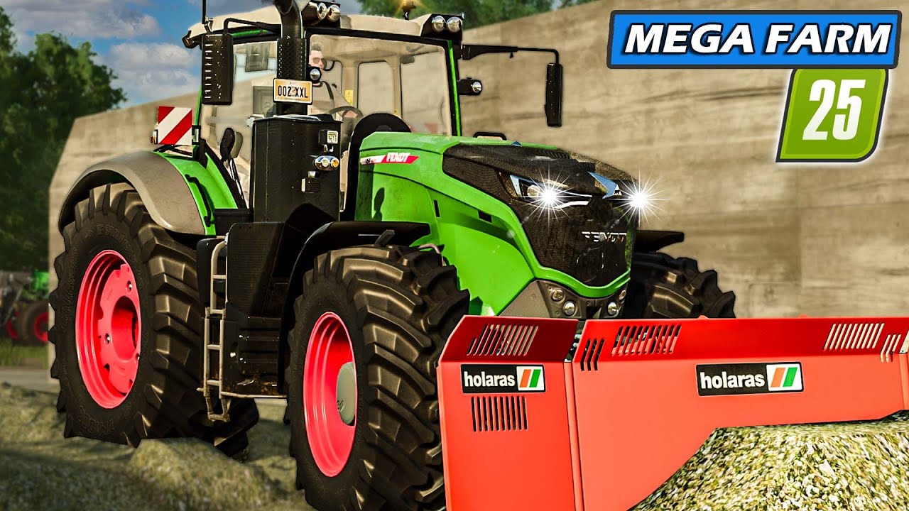 LS25 US: Der letzte GRASSCHNITT für das SILAGESILO | Mega Farm #4 | Farming Simulator 25
