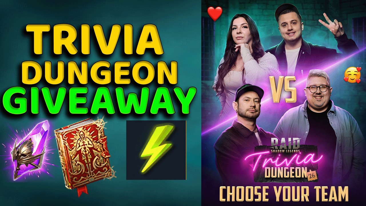 RAID Trivia Dungeon 2026! Предскажите победителя и примите участие в розыгрыше!