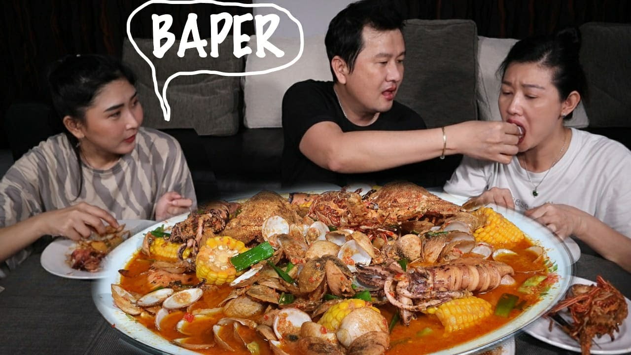 KELENGER DI SEAFOOD PLATTER MERCON AMPE BAPER