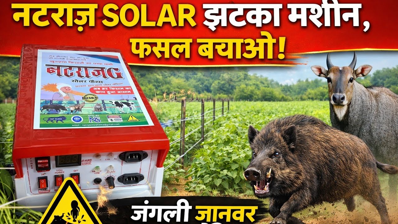 Natraj ji solar jhatka machine | machine ke bare me full detail