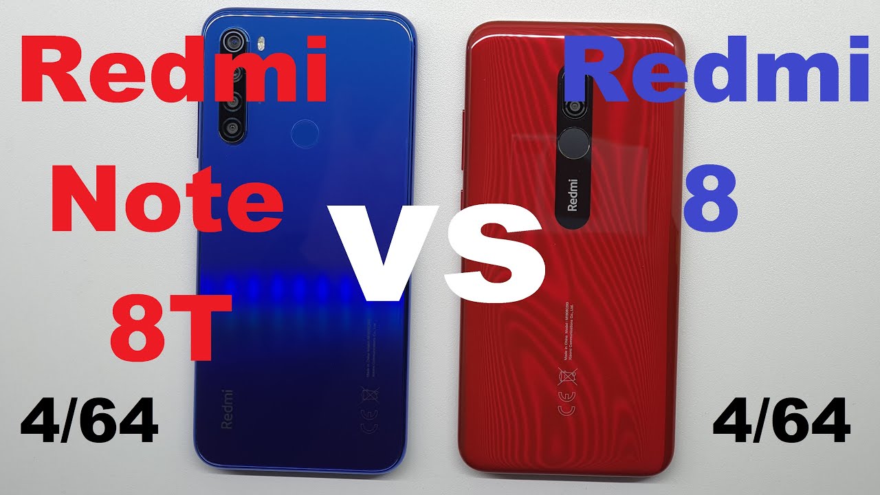 Redmi Note 8T vs Redmi 8 - SPEED TEST + multitasking - Which is faster!?