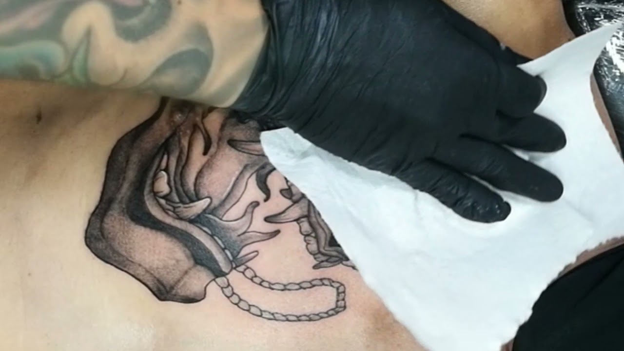 Hannya tattoo / Timelapse Tattoo