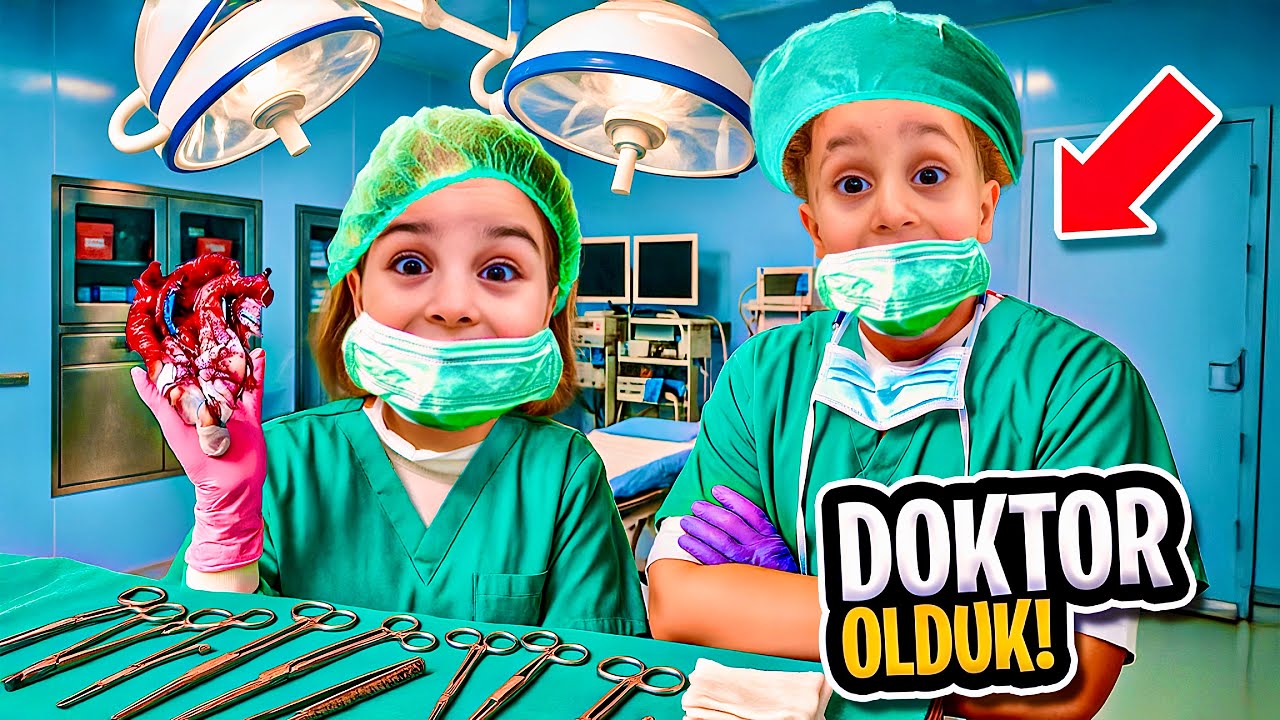 КУЗЕЙ ЭЛИФ СТАЛА ВРАЧОМ ‼️ ОНА ЗАБОТАЛАСЬ О ПАЦИЕНТАХ 24 ЧАСА!! ВЛОГ KIDZANIA ВЕСЬ ДЕНЬ!!