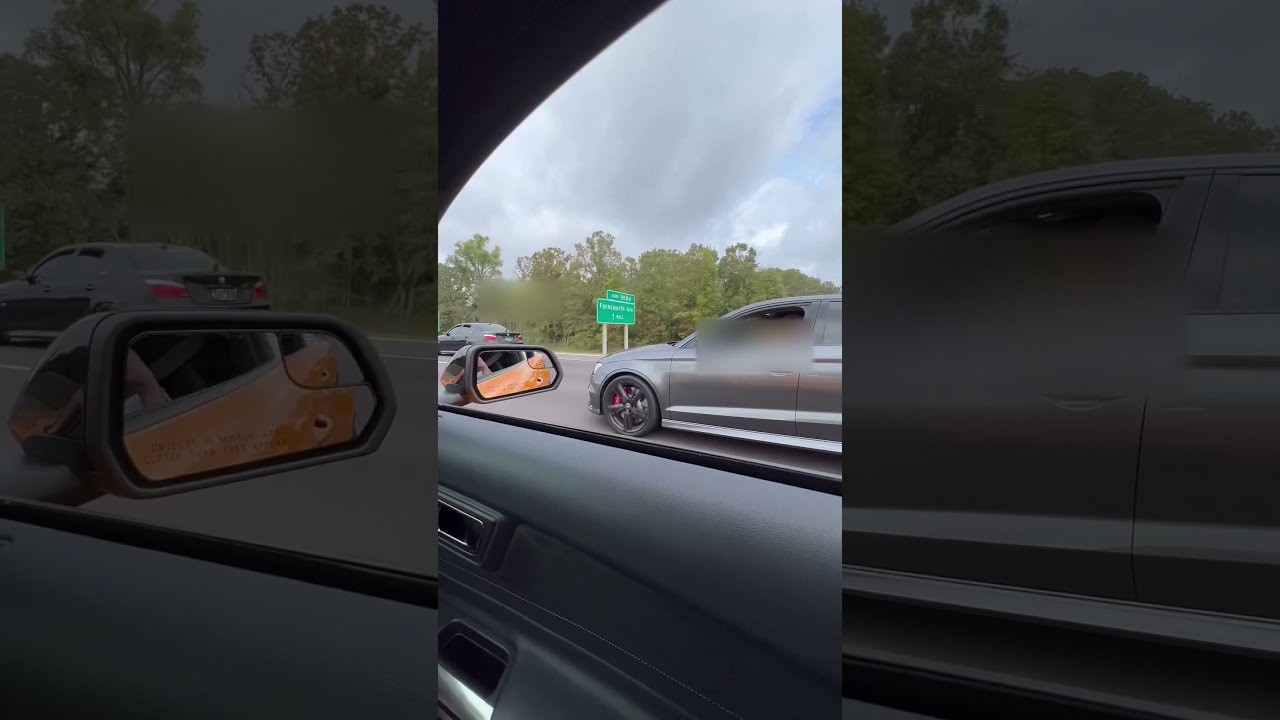 600hp FBO E85 Ford Shelby GT350 vs 600hp FBO E85 Audi RS 3 #shorts