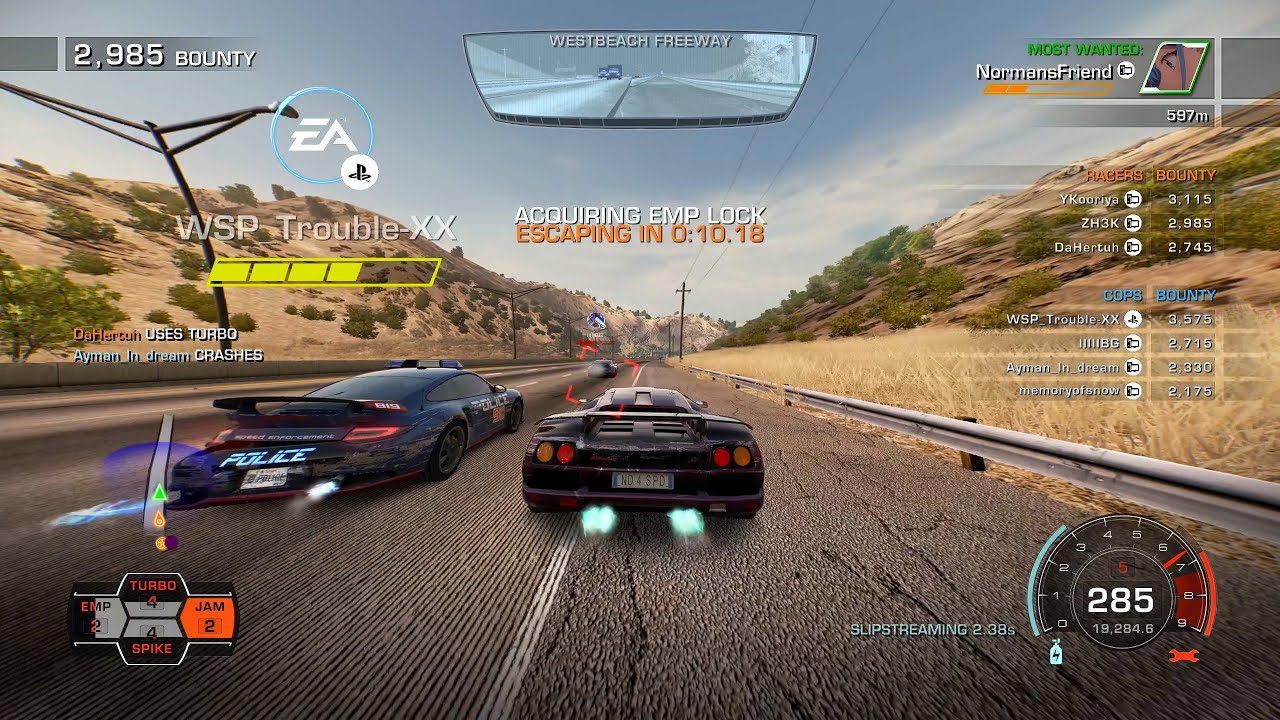 Racers Against Cops Most Wanted Rounds