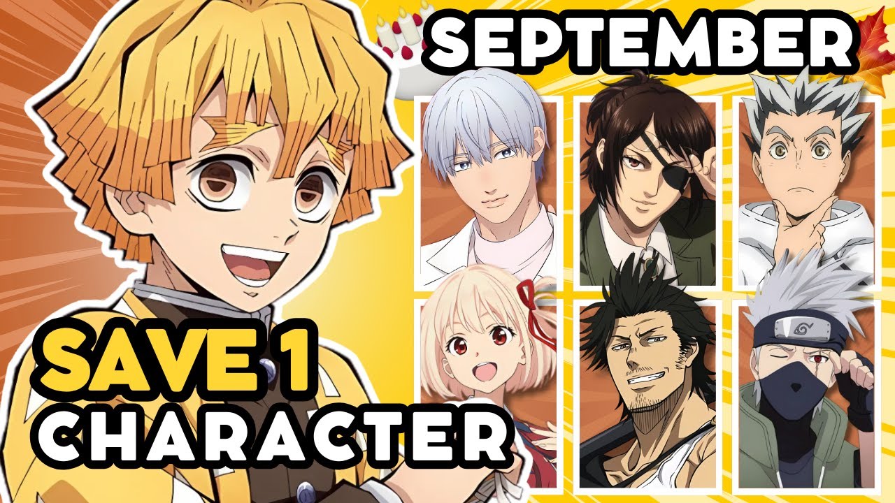 Save 1 ANIME CHARACTER born each DAY in SEPTEMBER🔥🍂 | ANIME QUIZ