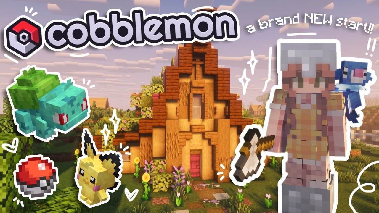A COZY Start in COBBLEMON !! I Cobblemon Longplay ۶ৎ