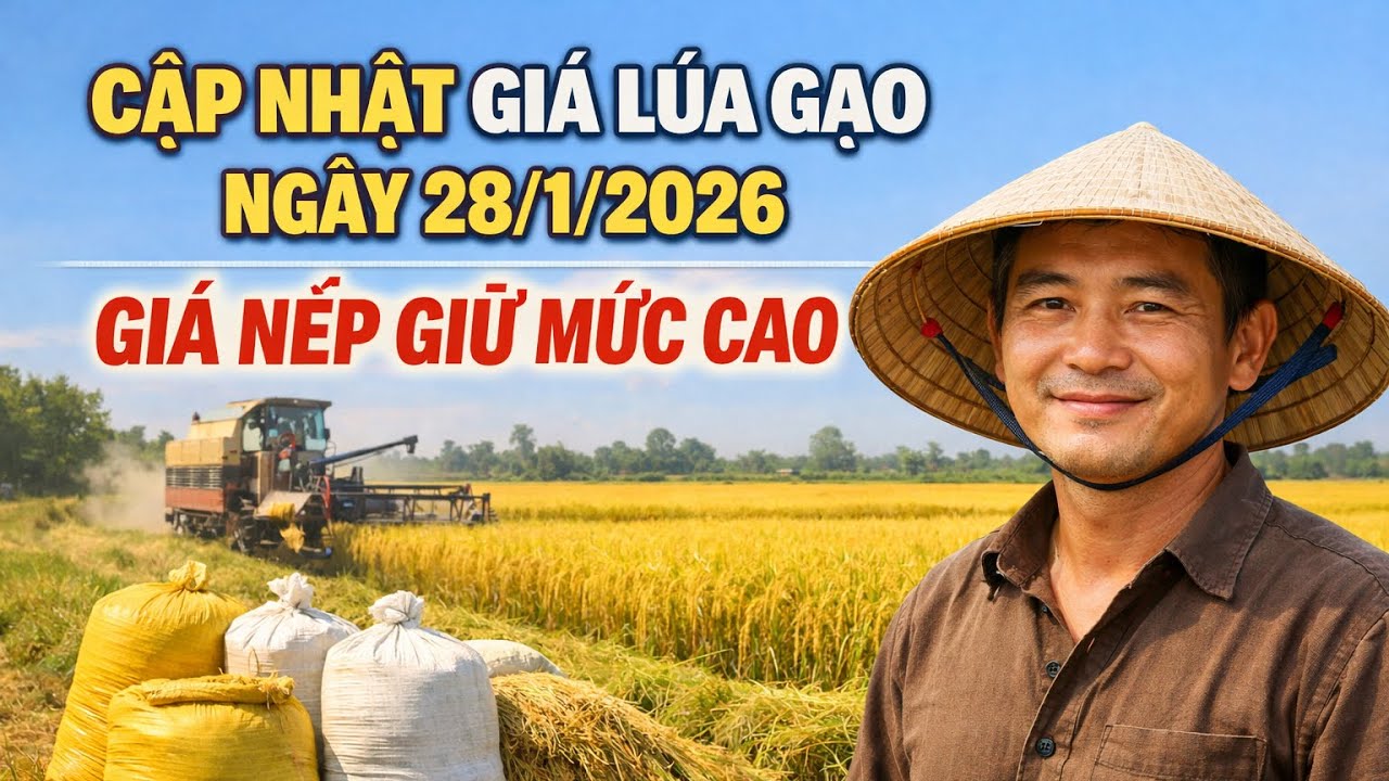 |Mới Nhất| Cập Nhật Giá Lúa Gạo Ngày 28/1/2026