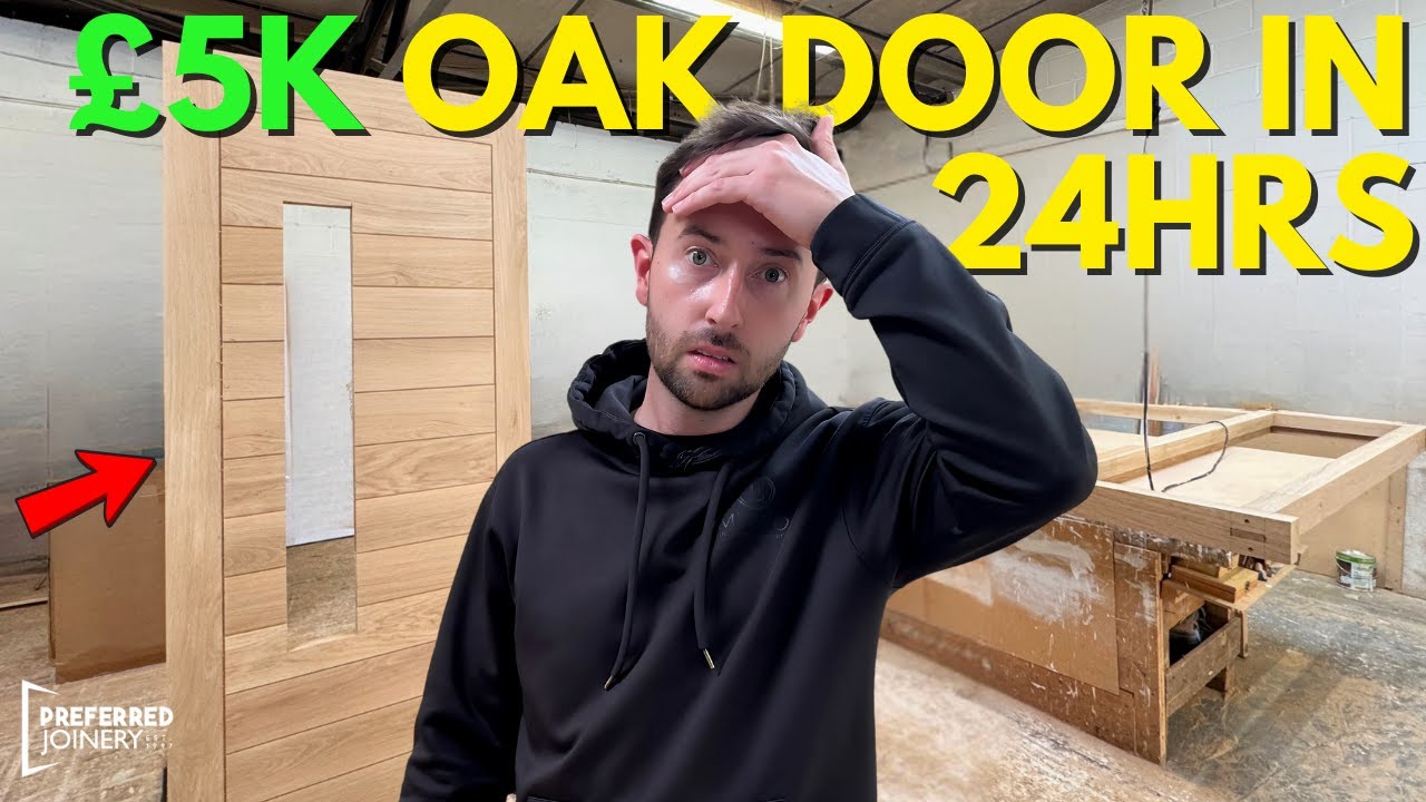 Can We Build This OAK DOOR in 24 HOURS?!