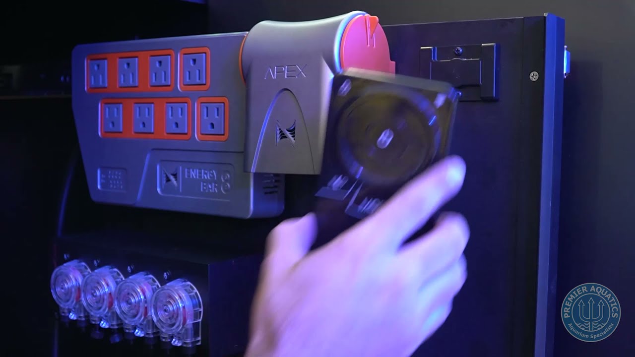 Installing the Red Sea Slide-Out Control Panel.