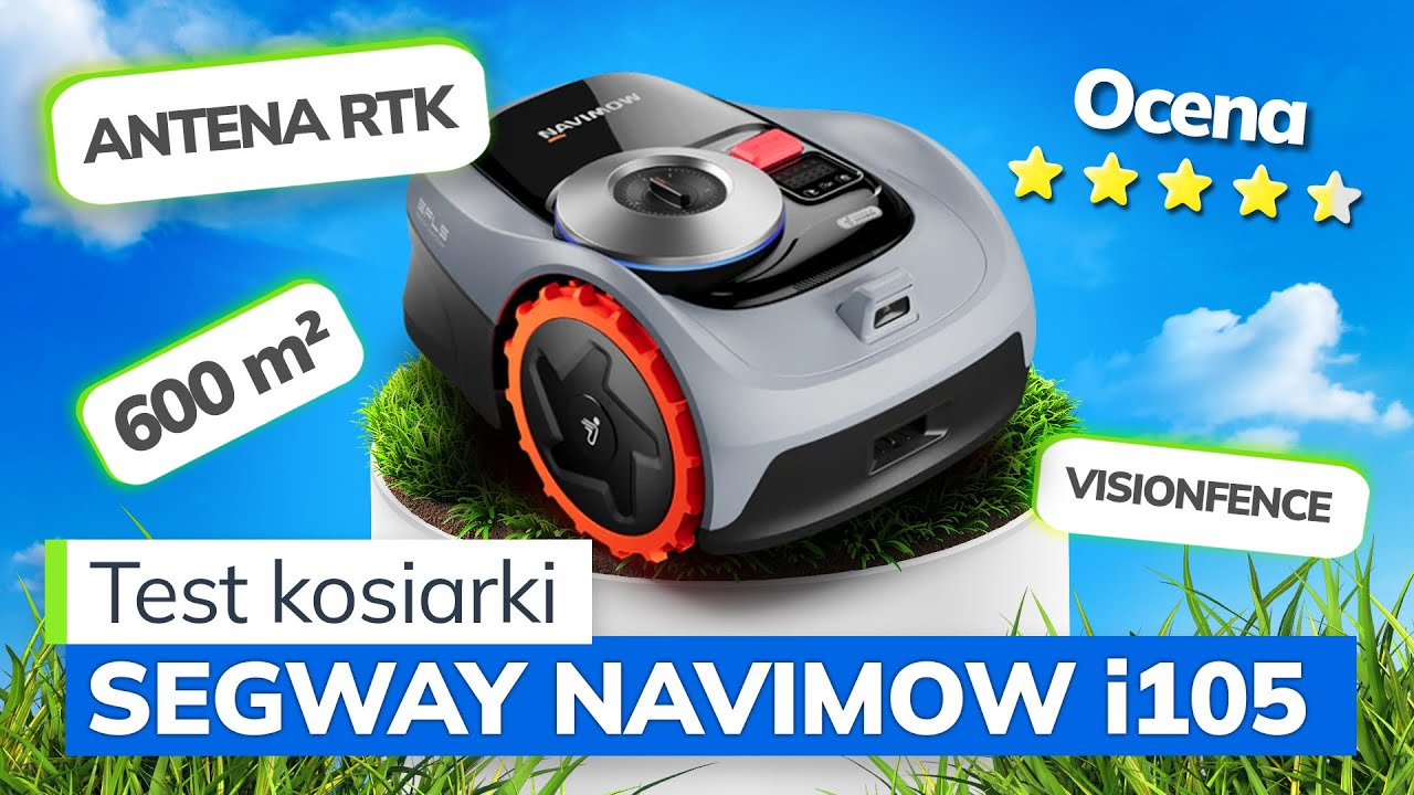 Segway Navimow i105 🍃 ABSOLUTNIE ŚWIETNY robot koszący 🤩 TEST *2025*