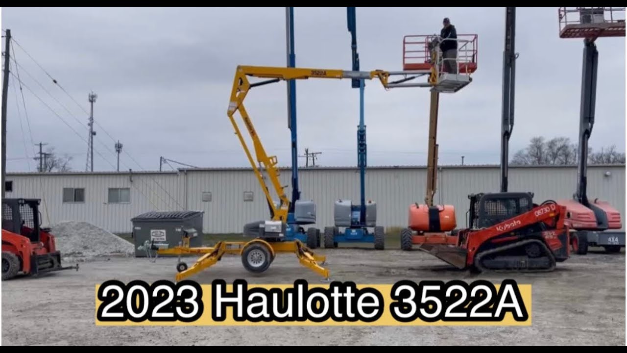 Обзор буксируемого подъемника Haulotte 3522A 2023 года