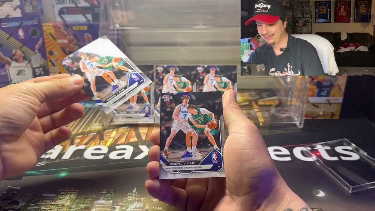 Topps Now Dual Auto Cooper Flagg & Kon Knueppel