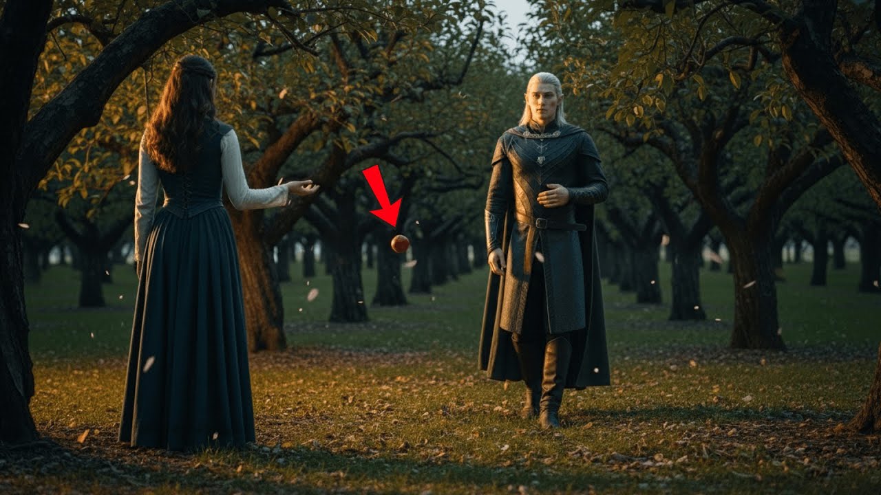 The Elven Prince Patrolled the Orchard — Until She Dropped the Apple