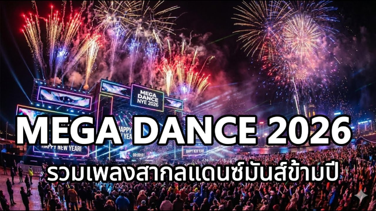 MEGA DANCE 2026 - รวมเพลงสากลแดนซ์มันส์ข้ามปี