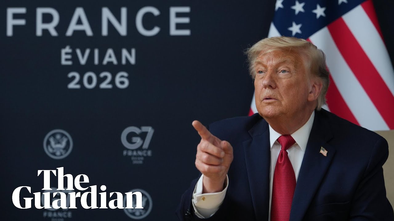 Donald Trump holds a news conference at the end of the G7 summit &ndash; watch live