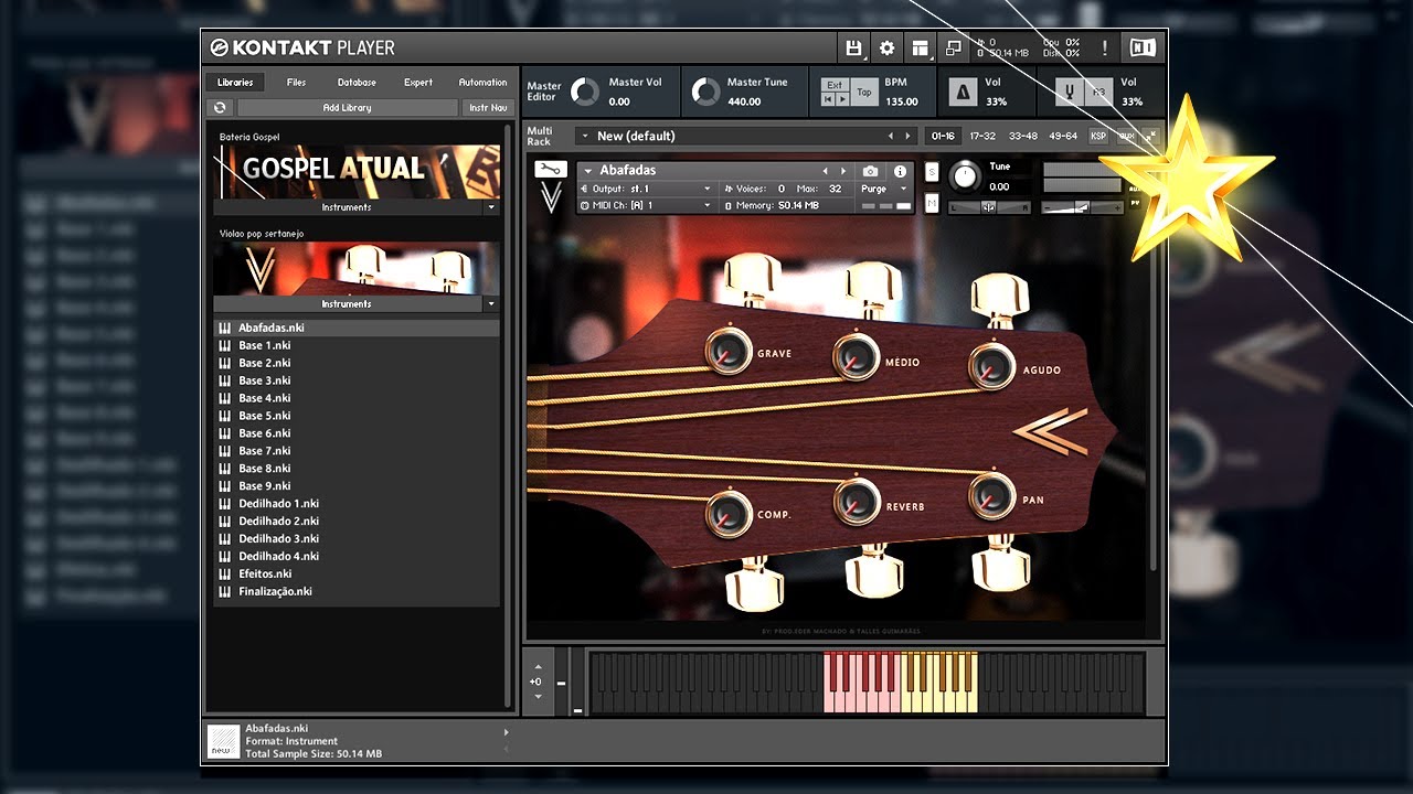 Violão Pop Sertanejo V2 | Instrumentos Kontakt | ED Tutoriais