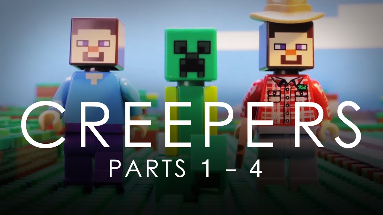 LEGO Minecraft: Creepers ПОЛНЫЙ том 1 Фильм (части 1–4)
