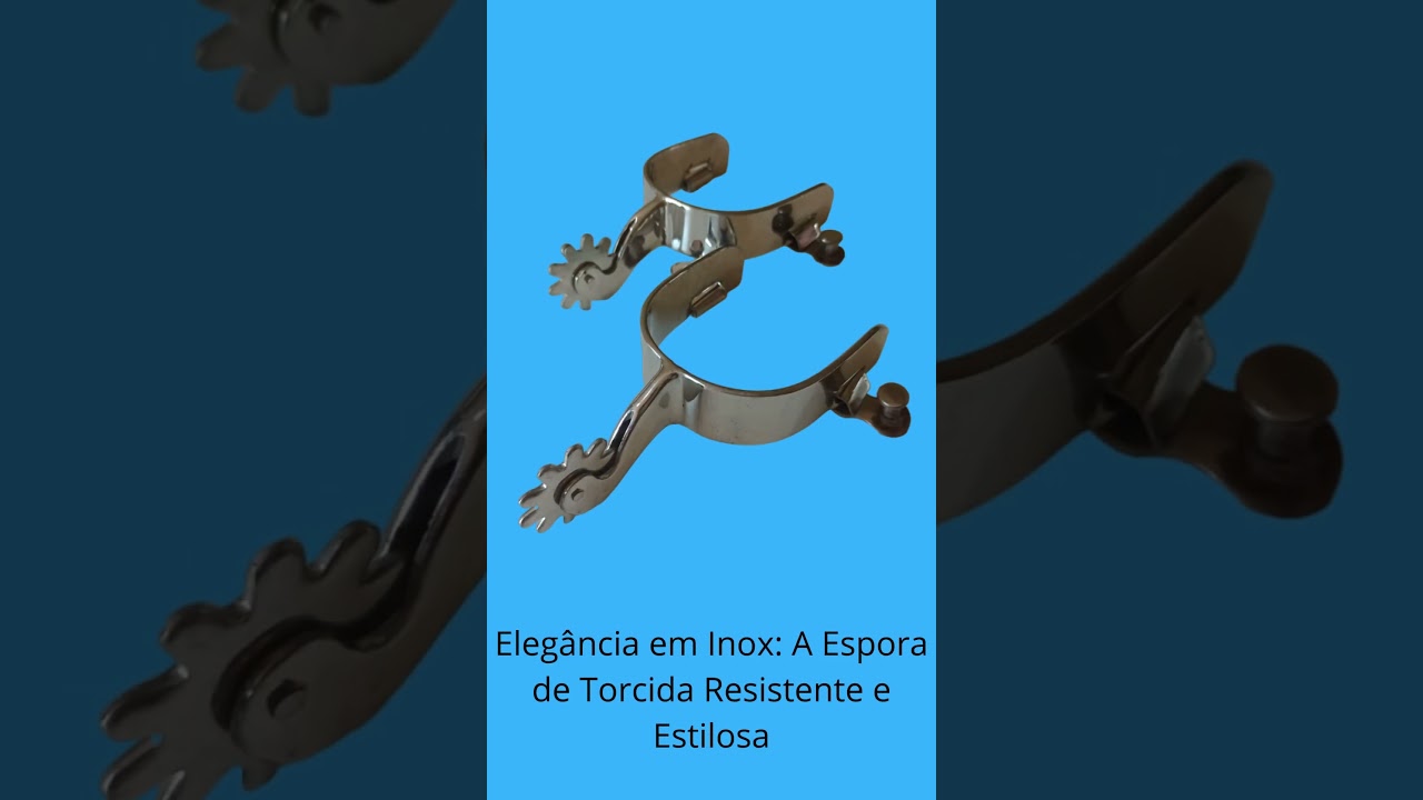 Espora 1/4 de Milha Inox Alta Resist&ecirc;ncia e Eleg&acirc;ncia