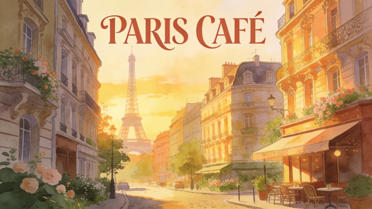 Paris Café Jazz ☕ Relaxing French Music for Work, Study & Cozy Moments
