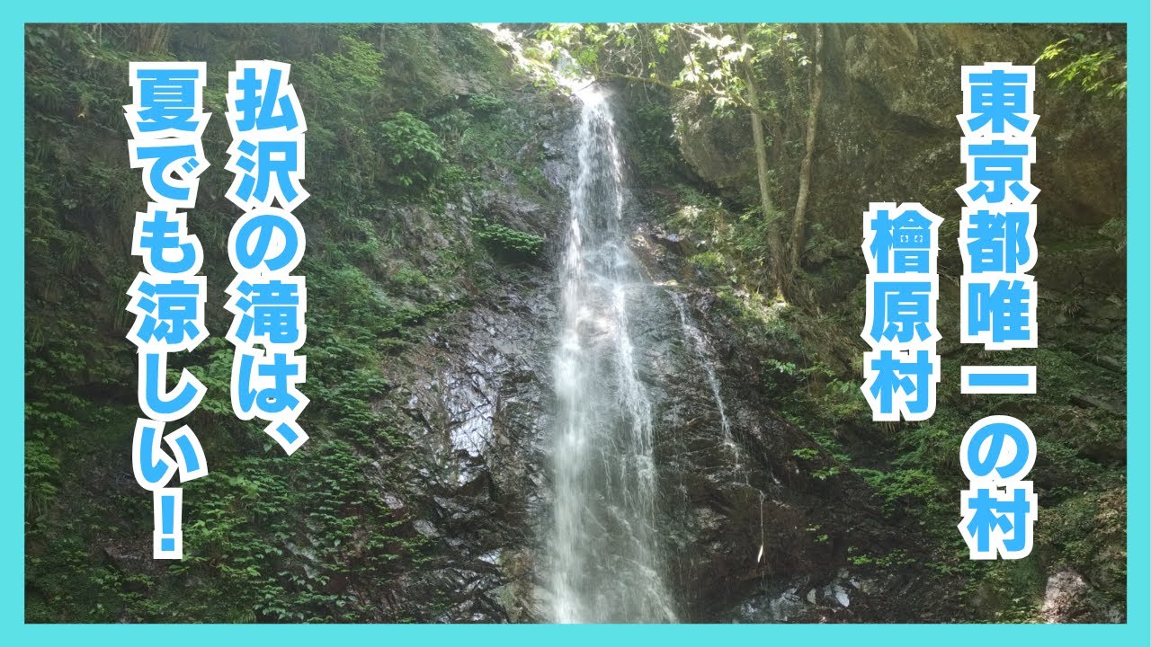 【東京の秘境】檜原村・払沢の滝で涼を感じる夏の散歩｜東京とは思えない自然の絶景！