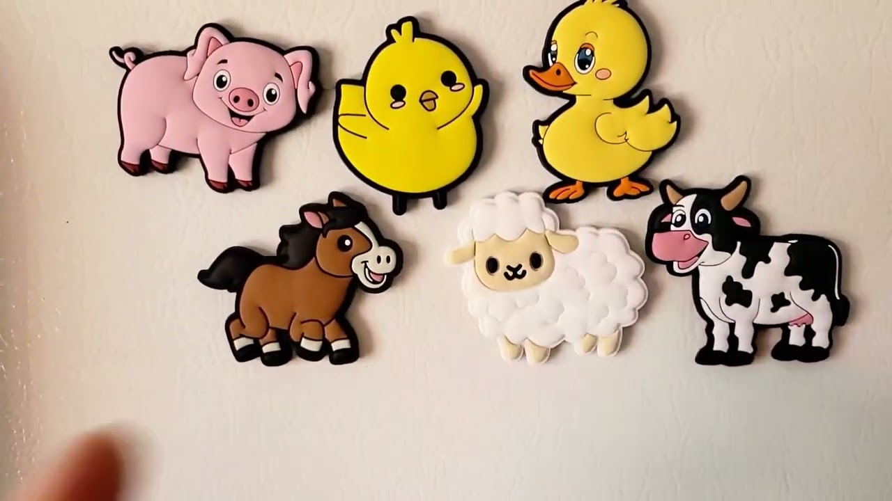 Toddler Friendly Farm Animal Magnets | Educational Learning Toys