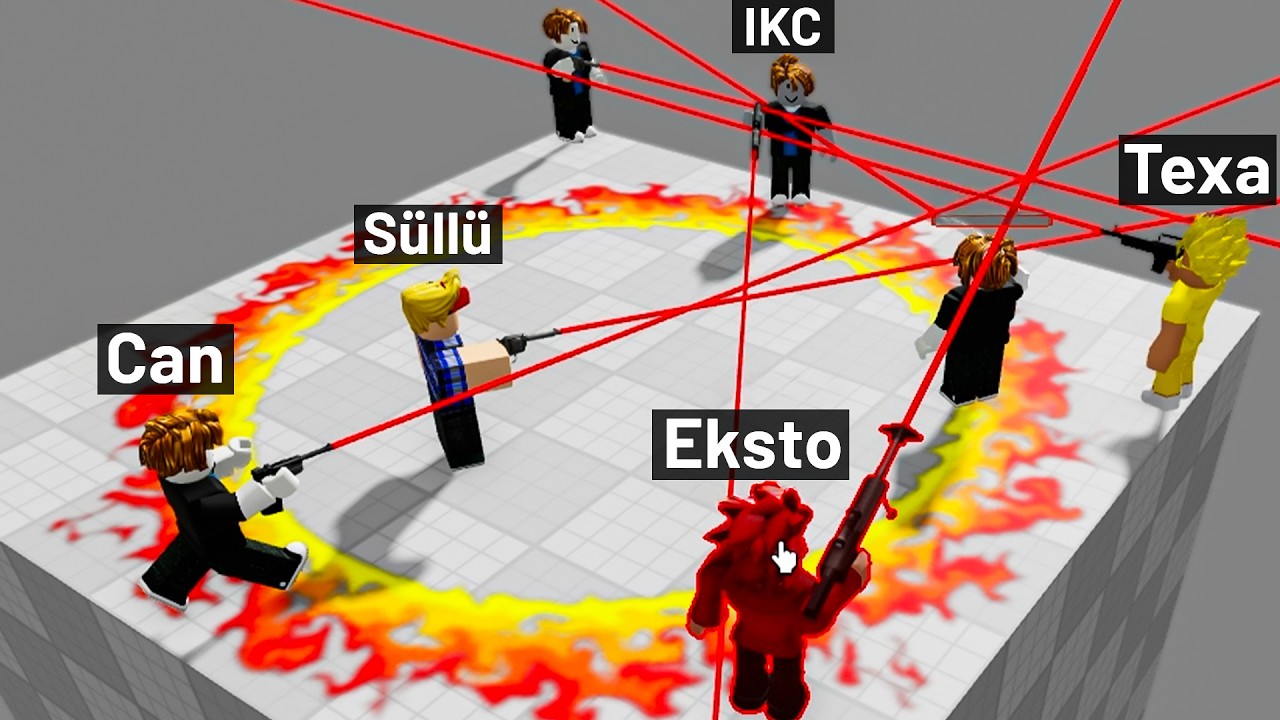 KÖR ATIŞ! 💥🔫 ŞANSLI OLAN HAYATTA KALIR!! Roblox Blind Shoot | Eksto Ömer