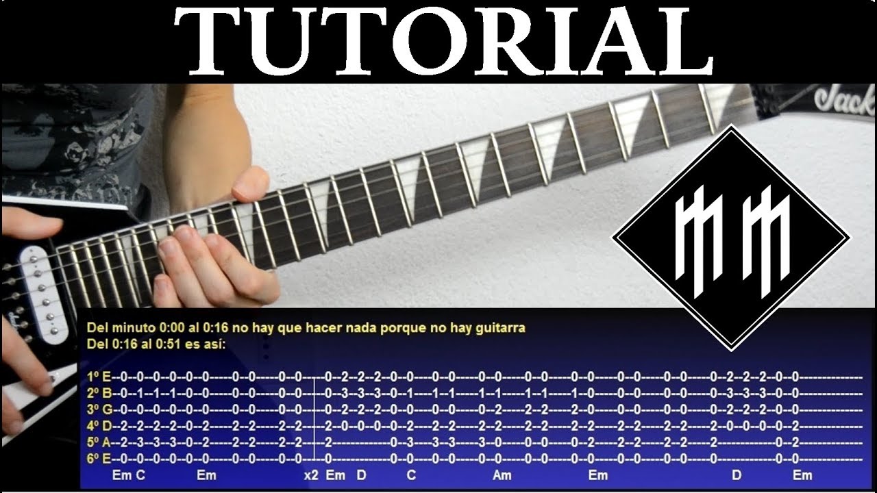 Cómo tocar Third Day of a Seven day binge de Marilyn Manson (Tutorial Guitarra) / How to play