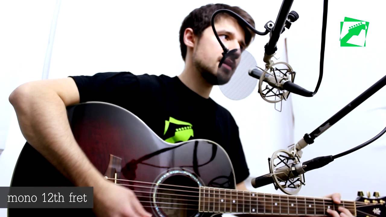 MXL 840 Pair - DEMO, TEST - mikrofony stereo do gitary akustycznej