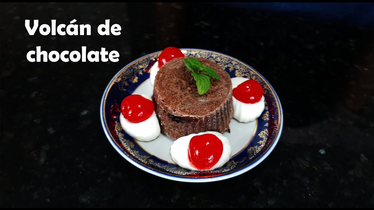 Volc&aacute;n de chocolate |&iquest;C&oacute;mo hacer volc&aacute;n de chocolate? |Cocina con KT