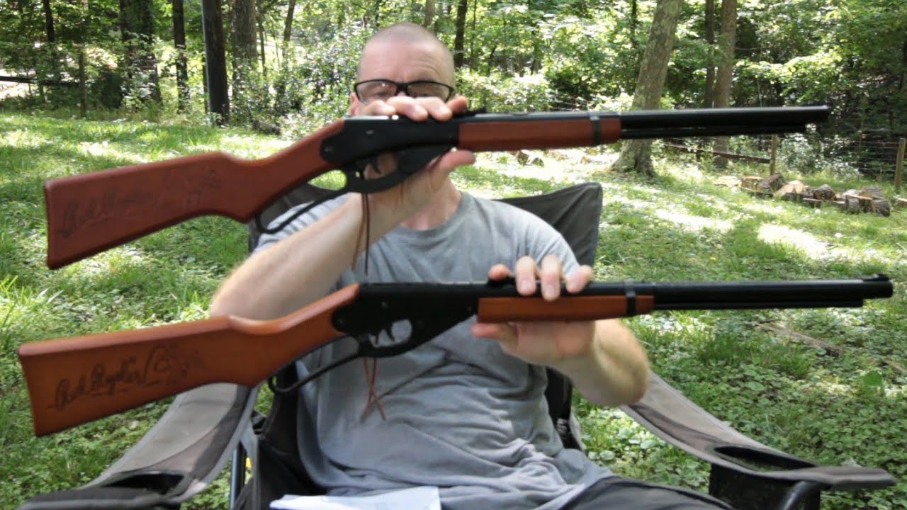 Red Ryder BB Gun - Adult Size Vs. Regular Size.