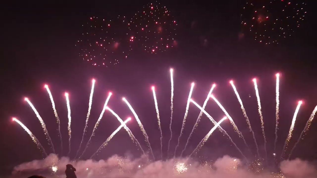 4K Feuerwerk Show  #Litauen #2024 #fireworks #Hannover