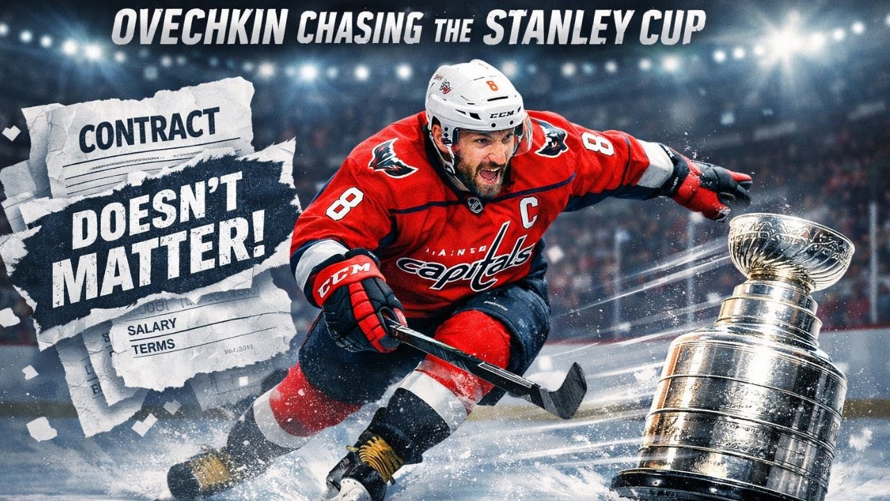 Ovechkin Chasing the Stanley Cup — Contract Doesn’t Matter!