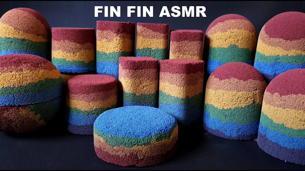 🌈20K Celebration | Sand Rainbow Crumbling ASMR #346🌈