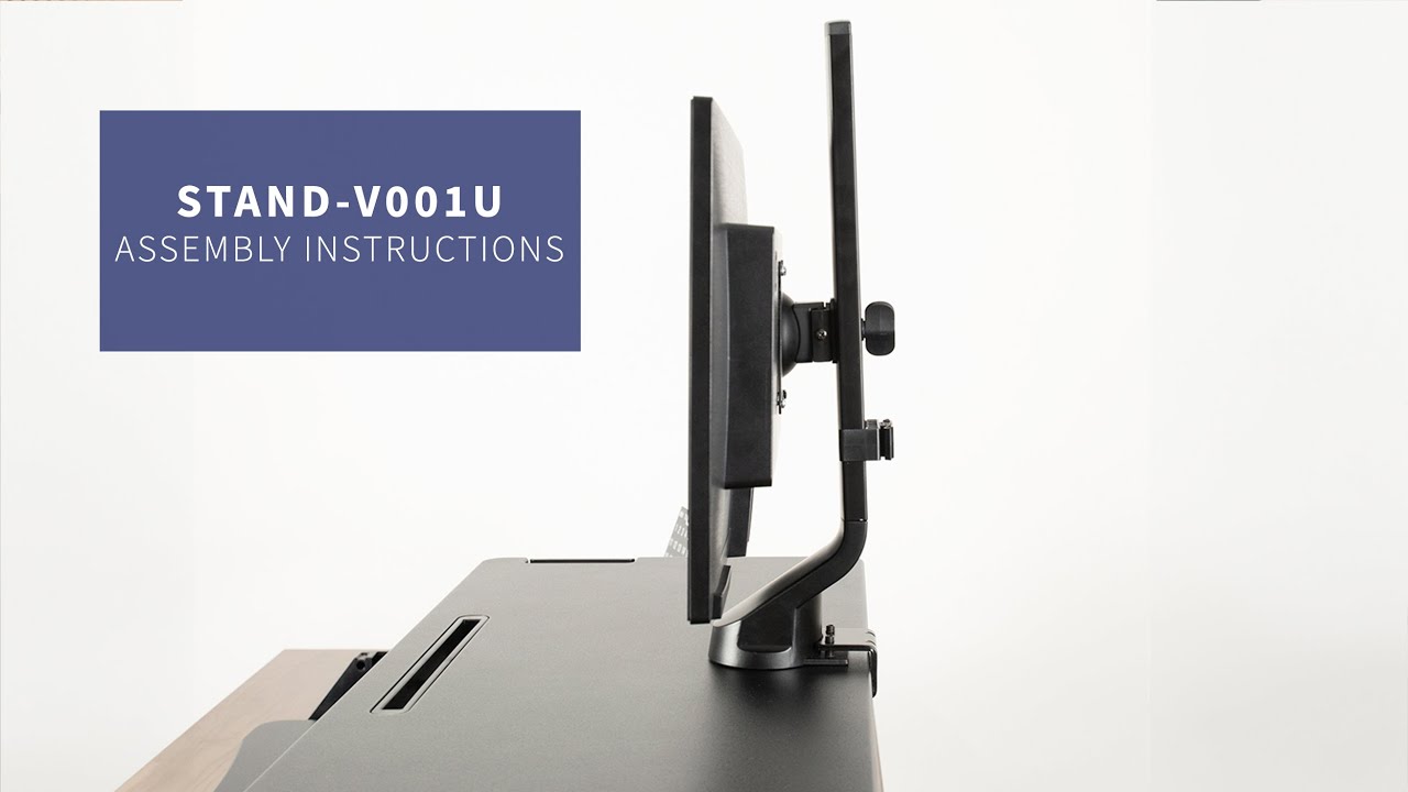 STAND-V001U Single Monitor Desk Mount Assembly by VIVO