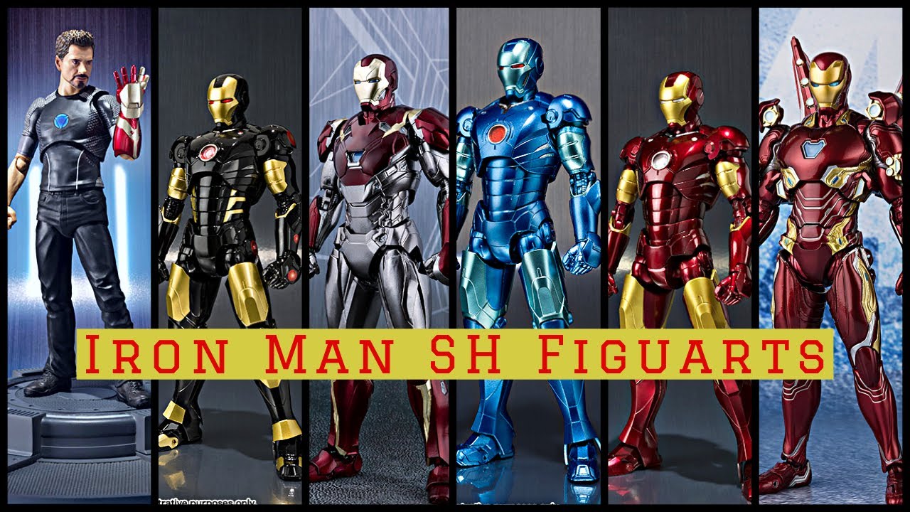 A guide to every MCU Iron Man SH Figuarts | 2013-2019