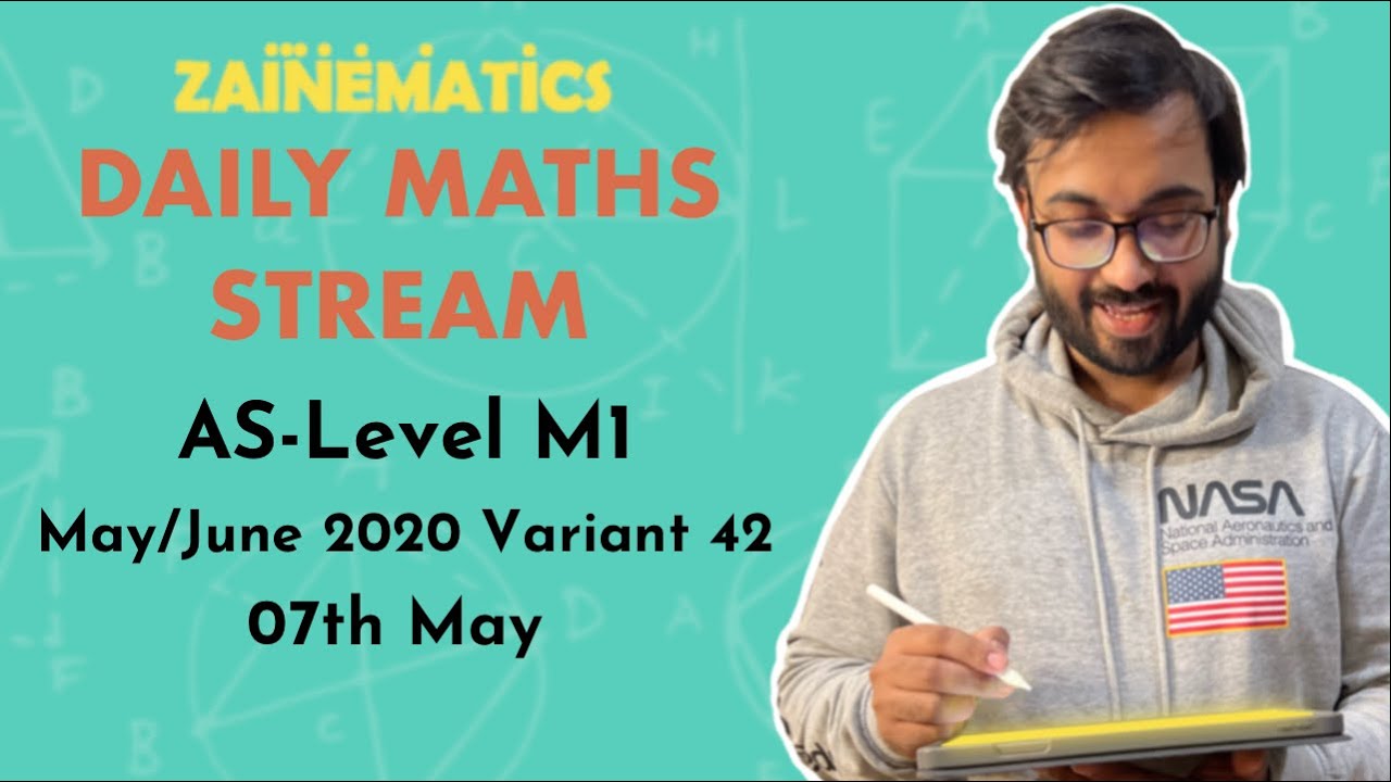 M1 A LEVELS MAY/JUN 2020 VARIANT 42 9709/42/M/J/20