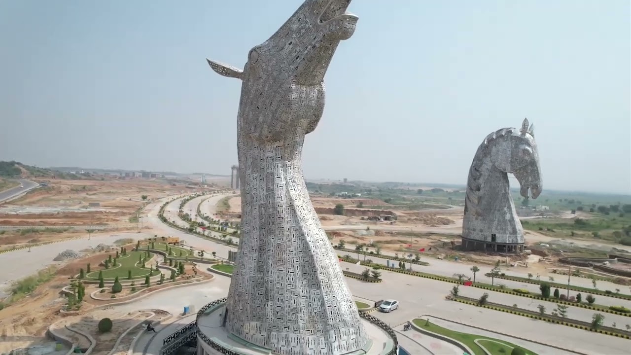 Hores Mascot Blue World City Islamabad | Second Cup Coffee | Drone Shoot