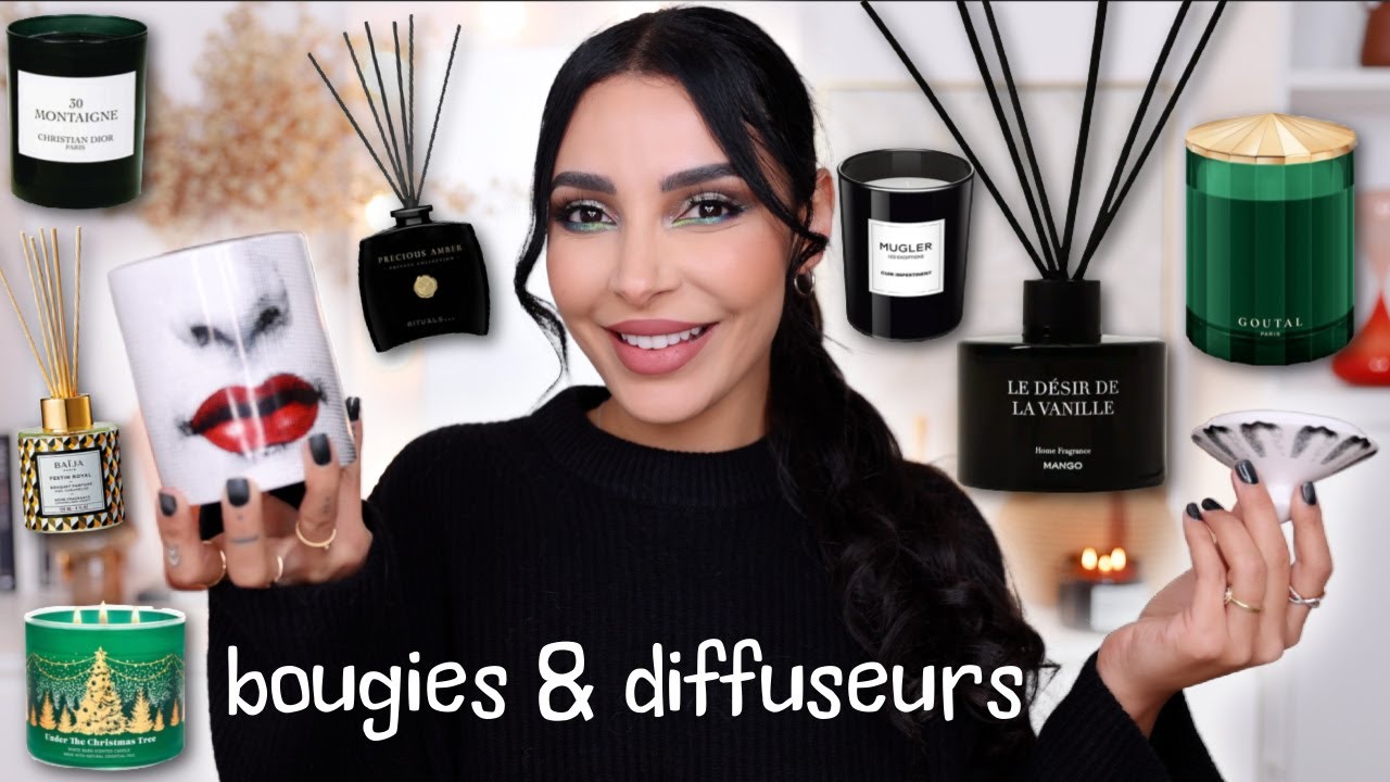 Les meilleurs bougies & diffuseurs testés + sélection hiver + wishlist !