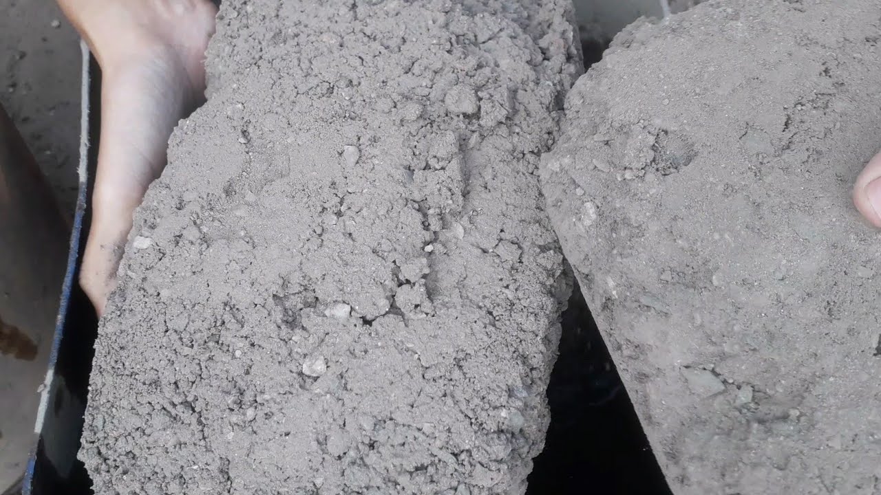 New dusty crunchy mud long bars crumbling in lots of water +smashing smokey video 💦😴🤤